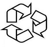 Обозначение Мебиуса на пластиковой таре